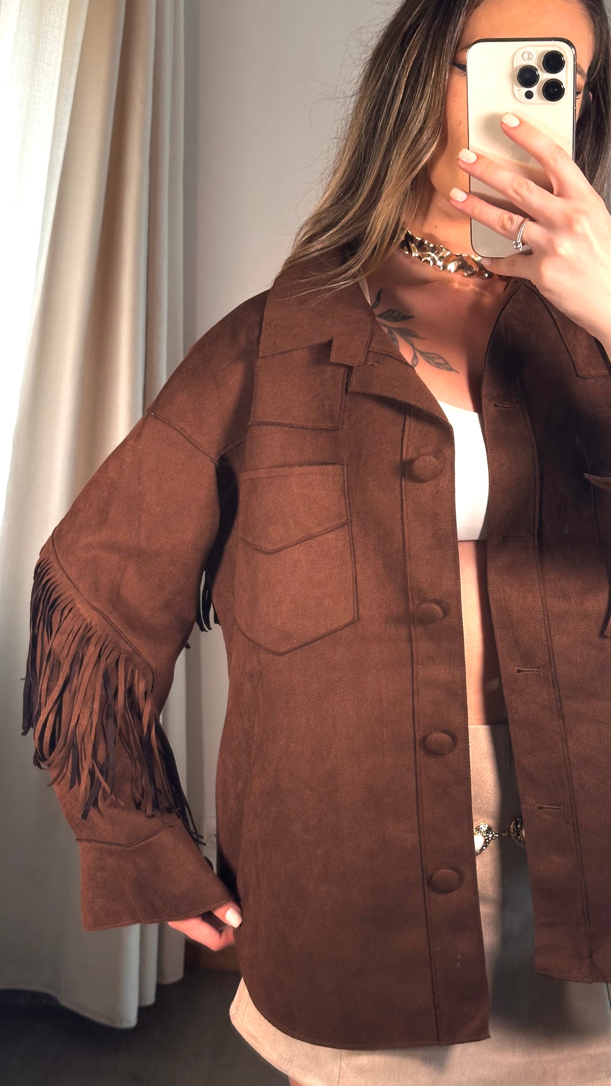 Sienna Fringe Jacket 🤎