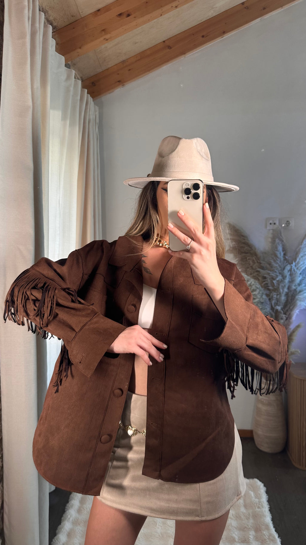 Sienna Fringe Jacket 🤎