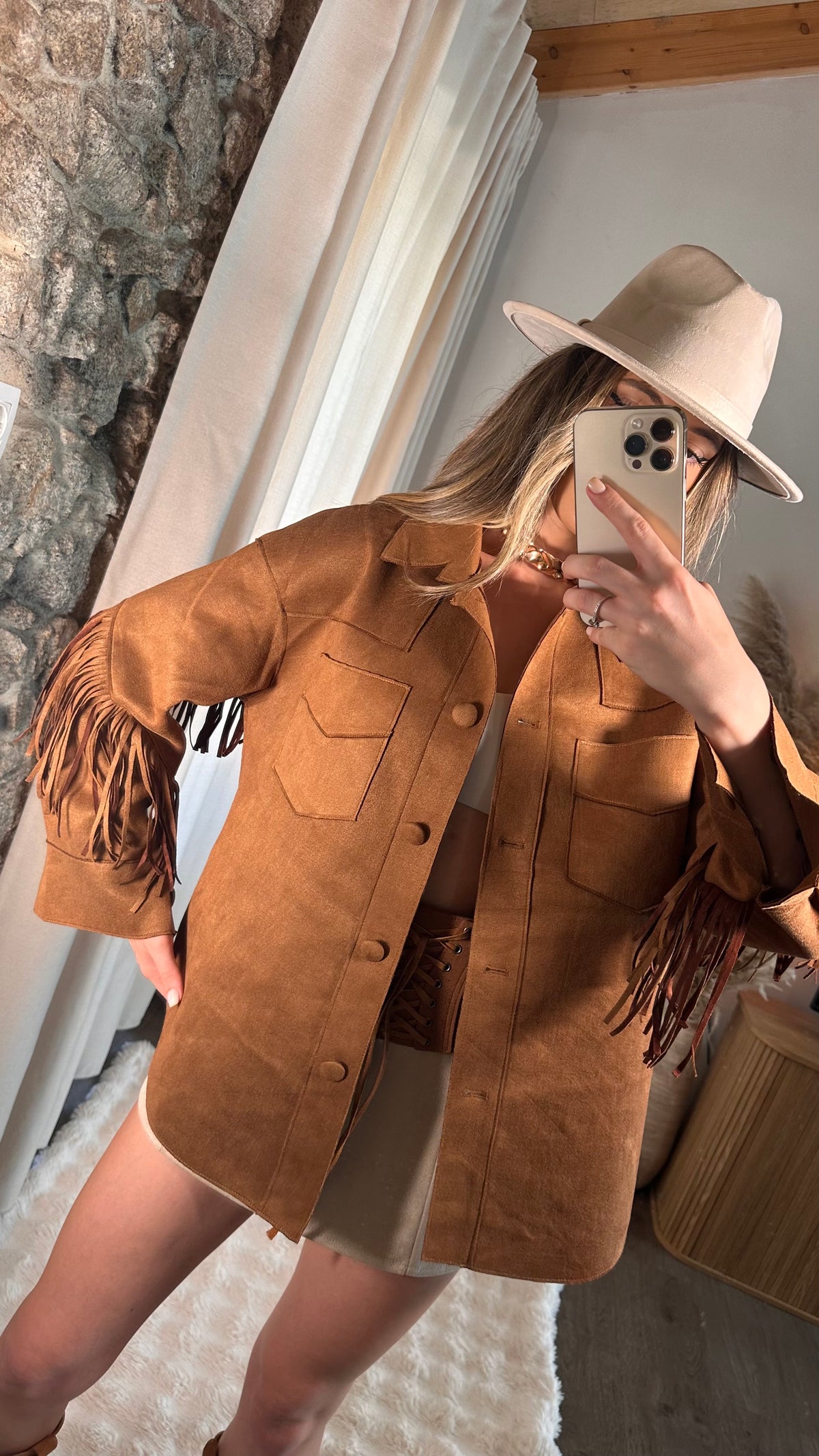 Sienna Fringe Jacket 🤎