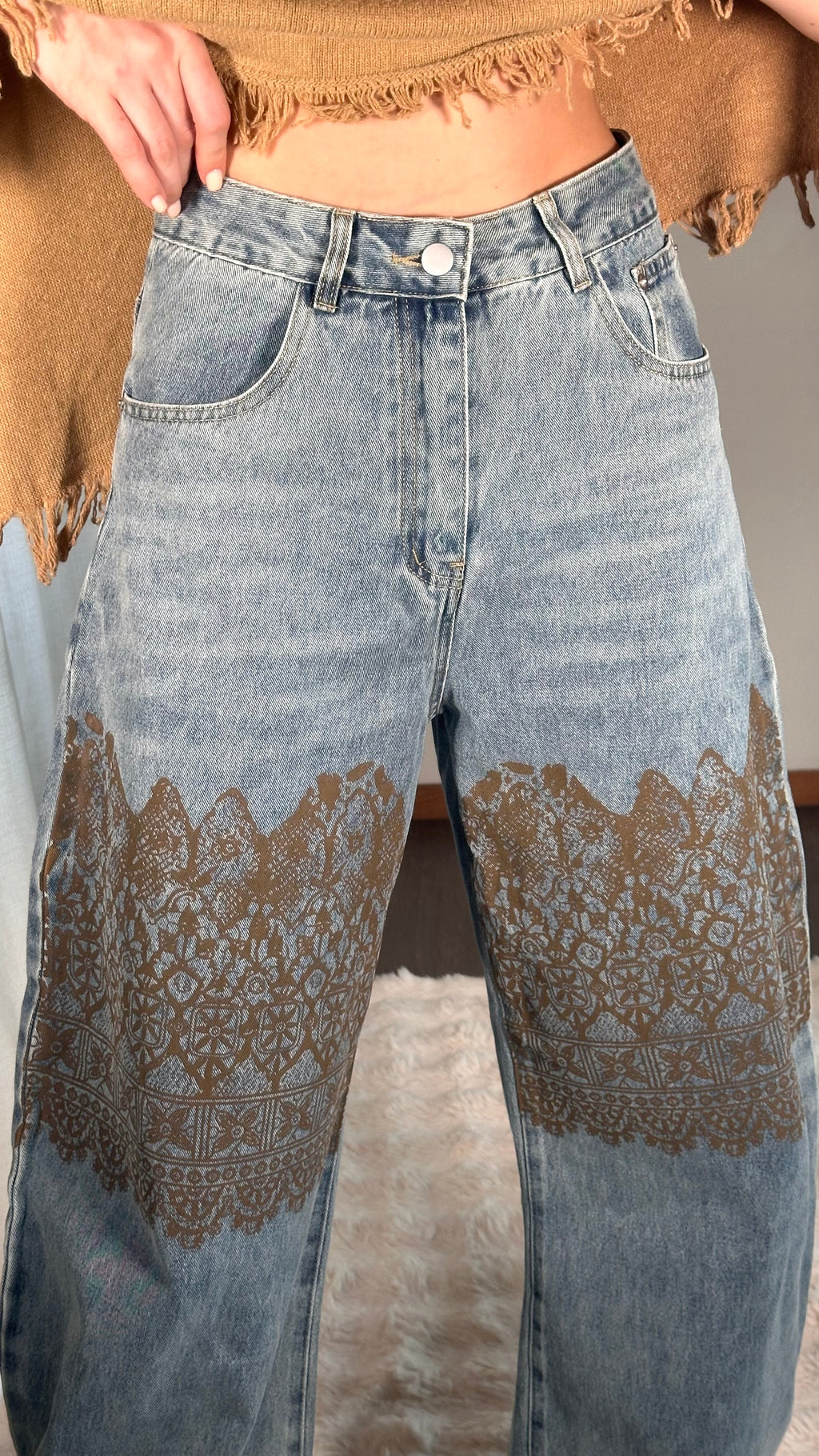 Calça Balloon Fit