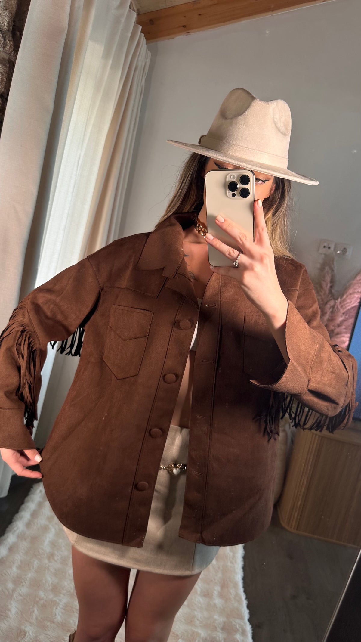 Sienna Fringe Jacket 🤎