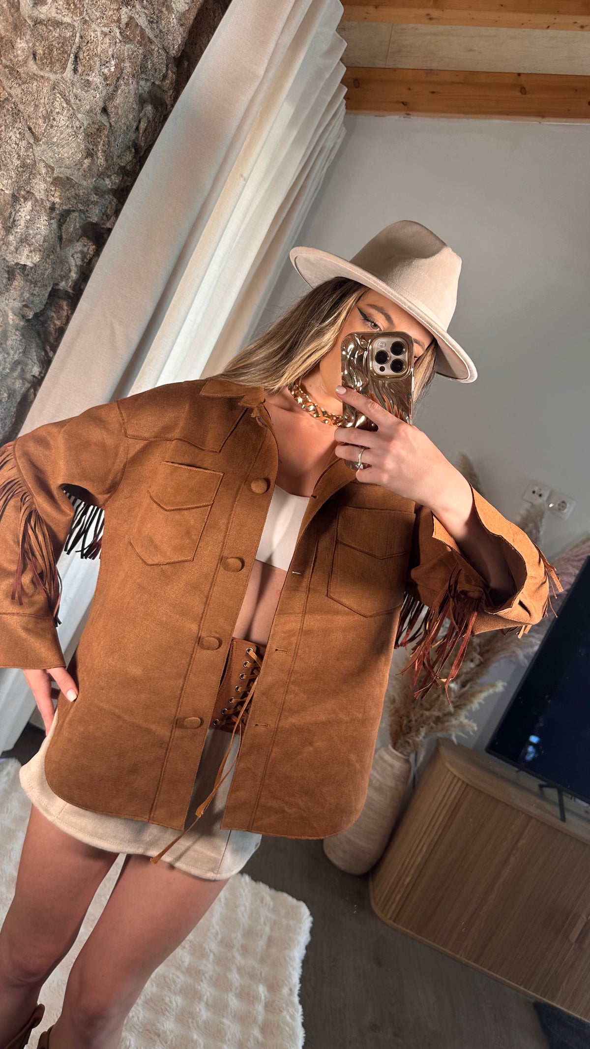 Sienna Fringe Jacket 🤎