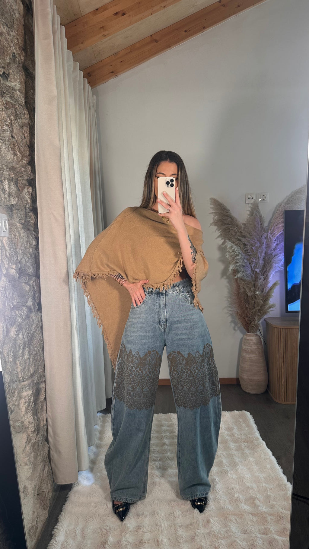 Calça Balloon Fit